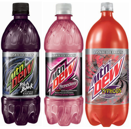 PepsiCo Brings Back Three Mountain Drew Flavors